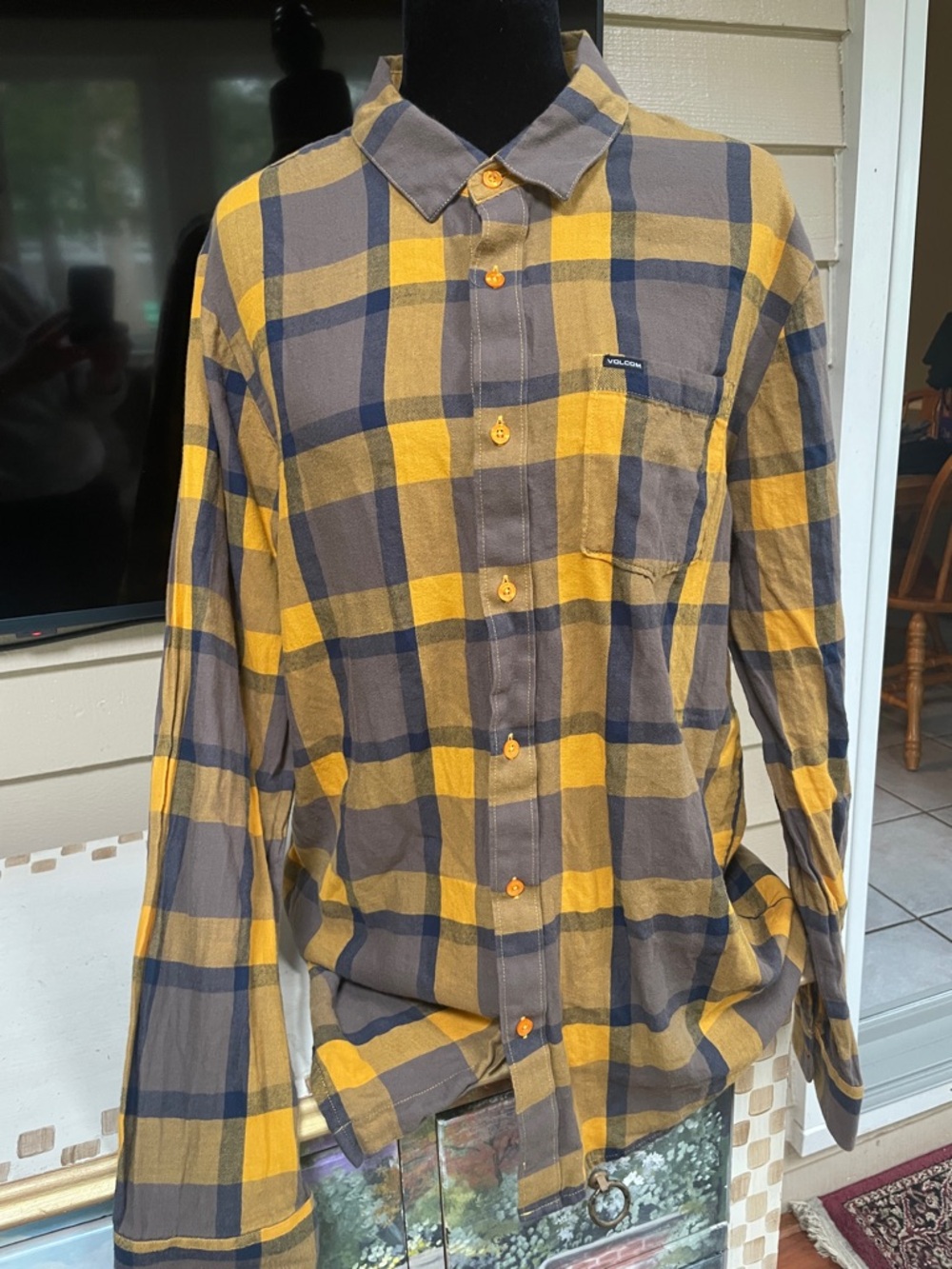 Volcom Caden Plaid Button-Down Shirt